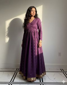 Elegant Purple Anarkali