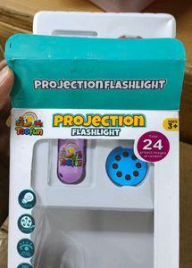 Kids Torch Light 3 Ring Abcd Cartoon Number