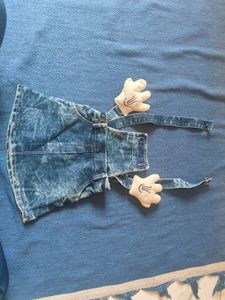 Denim Overalls Dress