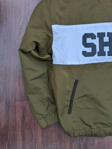 Shady Olive Green Pullover Jacket