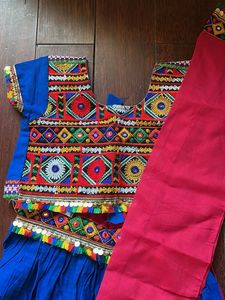 Beautiful Blue Lehenga For Girls