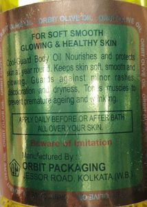 ORBIT OLIVE BODY OIL
