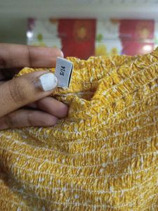 Yellow Off-Shoulder Sundress