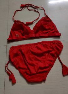 Hot Red Bikini Set