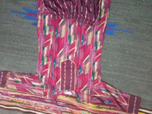 Vintage Abstract Print Kurta