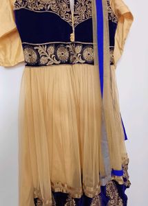Elegant Ethnic gown with dupatta..
