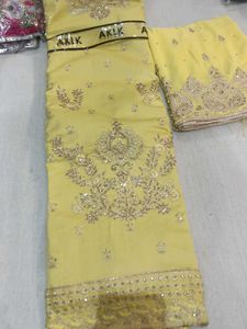 AKLK Dress Material - Festive Yellow