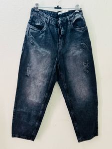 Zudio Faded Black Jeans
