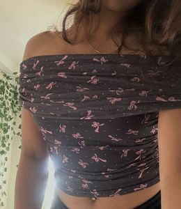 Cute Off-Shoulder Top