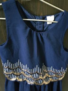Blue Girls&#39; Dress