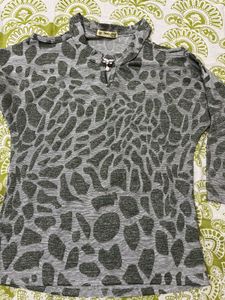 Animal Print Top