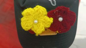 Handcrafted Floral Hair Clip crocheti