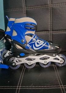 Blue Inline Skates