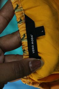 Vera Moda Yellow Floral Dress