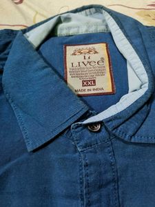 Beautiful Pure Cotton Embroidered Shirt