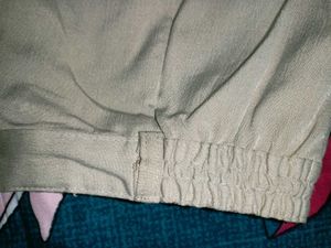 Wide Leg Beige Trousers