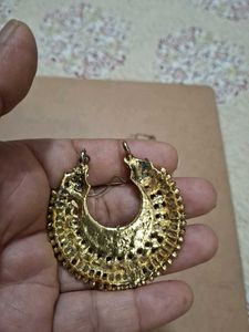 Boho Chic Gold Hoop Earrings