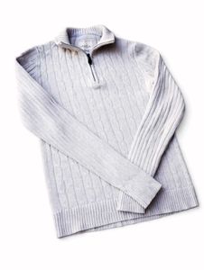 Canda Cable Knit Half-Zip Pullover