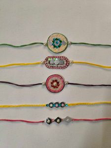 Handcrafted Rakhi Set (5)