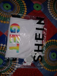 White 'Fit' Graphic Tee