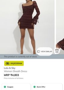 Brown Lace Bodycon Dress – Lulu &amp; Sky (Never Worn)