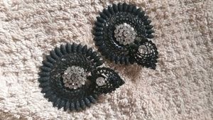 Black Statement Earrings