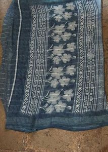 Grey Floral saree
