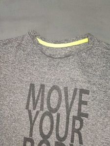 Move Your Body Gray T-Shirt