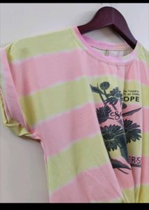 Striped Graphic Tee