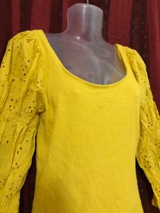 Who What Wear Yellow Top
