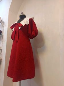 Red Dress with Bow