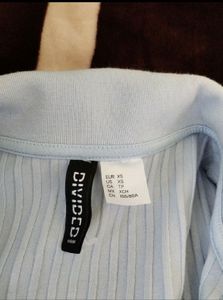 H&amp;M Cute Light Blue Mini Dress