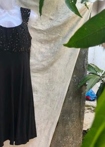 199. Black Sequin Dress