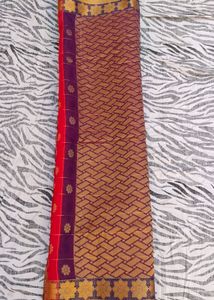red colour beautiful saree