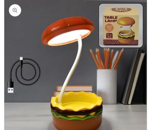 🍔 Burger Table Lamp – Light Up Your Space