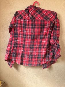 Unisex Red And Black Checks Shirt