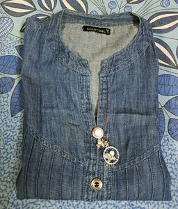 Denim Cotton Kurti