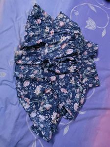 Floral Skirt (Stretchable)