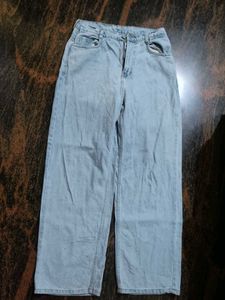 Light Wash Wide Leg Jeans