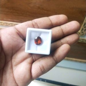 7.26 Cts. Gomed Garnet Hessonite Gemstone . गोमेद