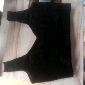 Black Velvet Blouse