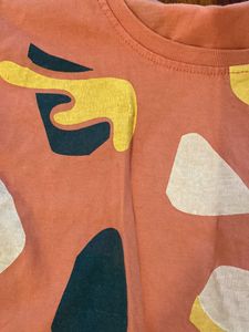 Cute Patterned Kids&#39; Crop Top