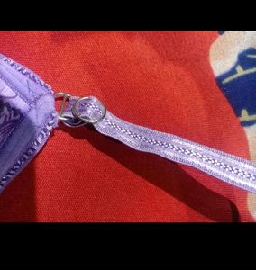 UNUSED PURPLE BRA. PADDED. SIZE 34