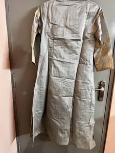 GREY A LINE KURTI Set