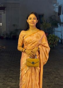Saree with stitched blouse