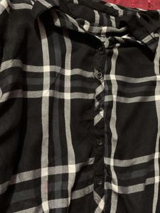 Plaid Button-Down Shirt