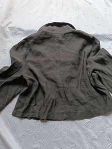 Vintage Cropped Blazer Style Top