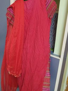 2BME Red Kurti