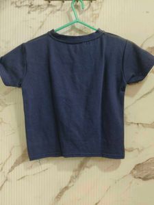 Cute Navy Blue Graphic Tee