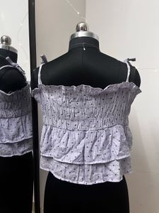 Lavendar Strappy Top